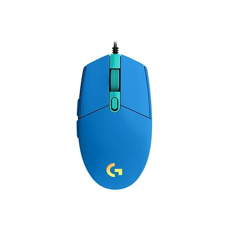 Logitech Gaming Mouse G102 LIGHTSYNC - Mouse - right-handed - optical - 6 buttons - wired - USB - blue - 3
