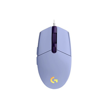 Logitech Gaming Mouse G102 LIGHTSYNC - Mouse - right-handed - optical - 6 buttons - wired - USB - lilac - 3