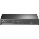 TP-Link TL-SF1008LP - V1 - switch - unmanaged - 8 x 10/100 (4 PoE) - desktop, wall-mountable - PoE (41 W)