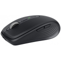 Logitech MX Anywhere 3 - Mouse - laser - 6 buttons - wireless - Bluetooth, 2.4 GHz - USB wireless receiver - graphite