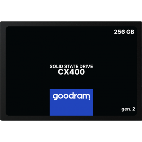 GOODRAM CX400 - Gen 2 - SSD - 256 GB - internal - 2.5" - SATA 6Gb / s - 0