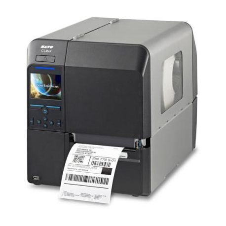 SATO CLNX Series CL4NX Plus - Label printer - thermal transfer - Roll (13.1 cm) - 203 dpi - up to 355 mm / sec - parallel, USB 2.0, LAN, RS232C, Bluetooth 3.0, USB 2.0 host - tear bar - 0