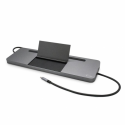 i-Tec USB-C Metal Ergonomic 4K 3x Display Docking Station + Power Delivery - Docking station - USB-C  /  Thunderbolt 3 - VGA, HDMI, DP - GigE