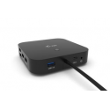 i-Tec USB-C Dual Display Docking Station with Power Delivery - Docking station - USB-C  /  Thunderbolt 3 - DP - GigE