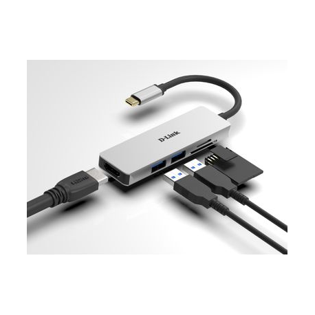 D-Link DUB-M530 - Docking station - USB-C / Thunderbolt 3 - HDMI - 2