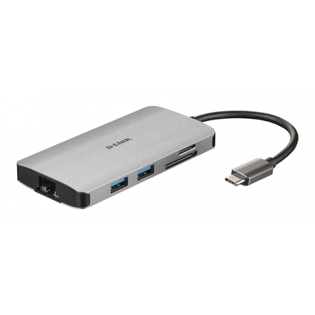 D-Link DUB-M810 - Docking station - USB-C / Thunderbolt 3 - HDMI - GigE - 10
