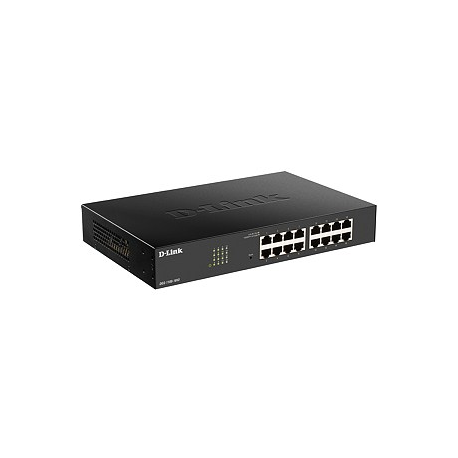 D-Link DGS 1100-16V2 - Switch - smart - 16 x 10 / 100 / 1000 - desktop, rack-mountable - 2