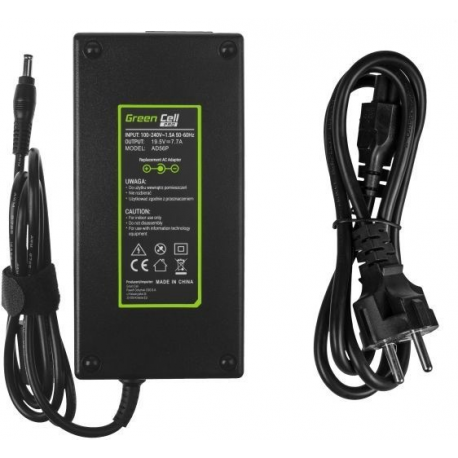 Green Cell PRO - Power adapter - AC - 150 Watt - black - for ASUS G550JK; G550JX; G551JK; G551JW; G551JX; N751JK; N751JX - 1