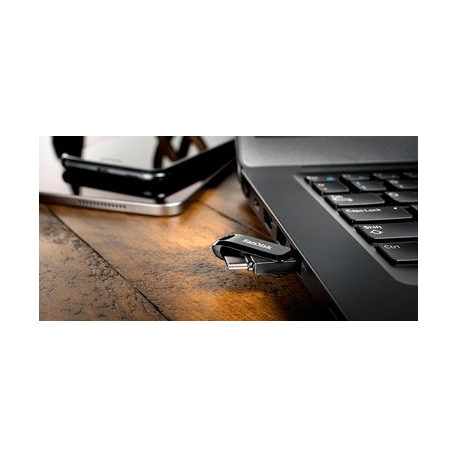 SanDisk Ultra Dual Drive Go - USB flash drive - 64 GB - USB 3.1 Gen 1  /  USB-C - 8