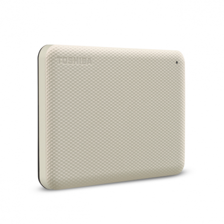 Toshiba Canvio Advance - Hard drive - 1 TB - external (portable) - 2.5" - USB 3.2 Gen 1 - light beige - 1