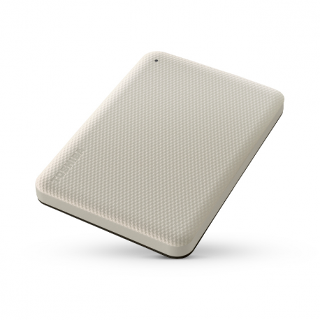 Toshiba Canvio Advance - Hard drive - 2 TB - external (portable) - 2.5" - USB 3.2 Gen 1 - light beige - 4