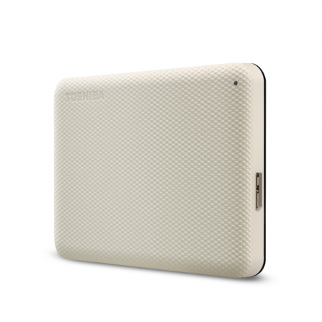 Toshiba Canvio Advance - Hard drive - 4 TB - external (portable) - 2.5" - USB 3.2 Gen 1 - light beige - 3