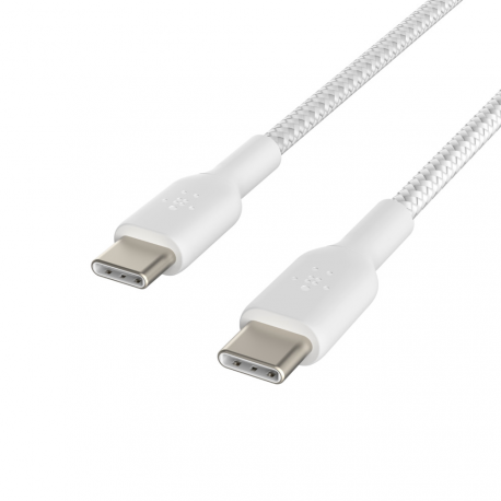 Belkin BOOST CHARGE - USB cable - USB-C (M) to USB-C (M) - 1 m - white - 0