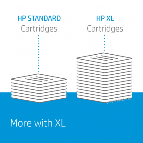 HP 305XL - 6.45 ml - High Yield - pigmented black - original - ink cartridge - for Deskjet 23XX, 27XX, 41XX; DeskJet Plus 41XX; Envy 60XX, 64XX; ENVY Pro 64XX - 8