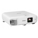 Epson EB-X49 - 3LCD projector - portable - 3600 lumens (white) - 3600 lumens (colour) - XGA (1024 x 768) - 4:3 - LAN - white