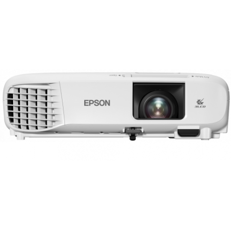Epson EB-W49 - 3LCD projector - portable - 3800 lumens (white) - 3800 lumens (colour) - WXGA (1280 x 800) - 16:10 - LAN - white - 0