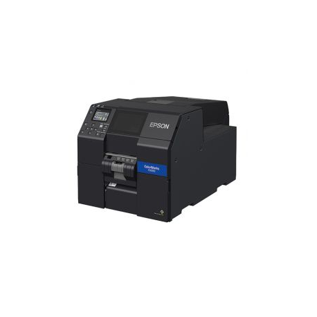 Epson ColorWorks CW-C6000Ae - Label printer - colour - ink-jet - Roll (11.2 cm) - 1200 x 1200 dpi - up to 119 mm / sec (mono) / up to 119 mm / sec (colour) - USB 2.0, LAN, USB 2.0 host - cutter - 0
