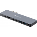 Canyon DS-8 - Docking station - USB-C x 2 - 2 x HDMI