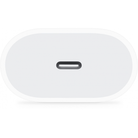 Apple 20W USB-C Power Adapter - Power adapter - 20 Watt (USB-C) - for 10.2-inch iPad; 10.5-inch iPad Air; 10.9-inch iPad Air; iPad mini 5; iPhone 11, 12, 13, SE - 2