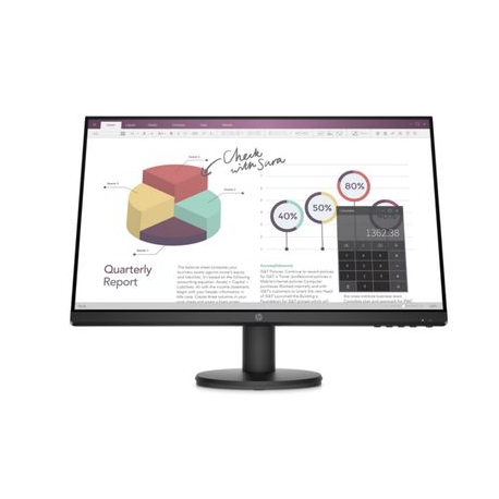 HP P24v G4 - P-Series - LED monitor - 23.8" - 1920 x 1080 Full HD (1080p) @ 60 Hz - IPS - 250 cd / m² - 1000:1 - 5 ms - HDMI, VGA - black - 0