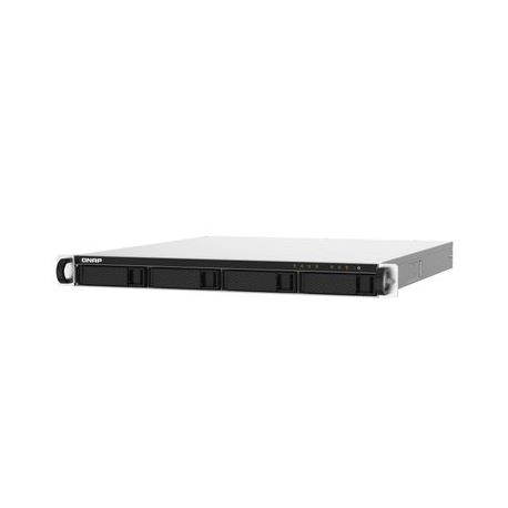 QNAP TS-432PXU-RP - NAS server - 4 bays - rack-mountable - SATA 6Gb / s - RAID 0, 1, 5, 6, 10, JBOD - RAM 2 GB - Gigabit Ethernet  /  2.5 Gigabit Ethernet  /  10 Gigabit Ethernet - iSCSI support - 1U - 4