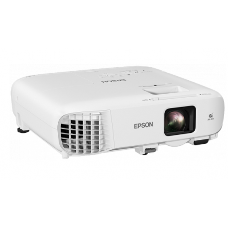 Epson EB-E20 - 3LCD projector - portable - 3400 lumens (white) - 3400 lumens (colour) - XGA (1024 x 768) - 4:3 - white - 11