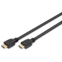 ASSMANN - Ultra High Speed HDMI with Ethernet cable - HDMI male to HDMI male - 3 m - triple shielded - black - 8K support, Dolby DTS-HD Master Audio support, Dolby TrueHD support
