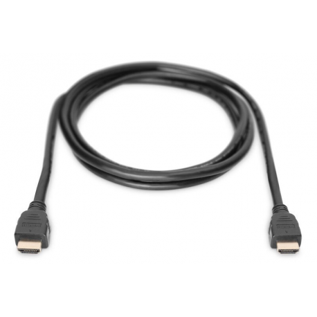 ASSMANN - Ultra High Speed HDMI with Ethernet cable - HDMI male to HDMI male - 3 m - triple shielded - black - 8K support, Dolby DTS-HD Master Audio support, Dolby TrueHD support - 2