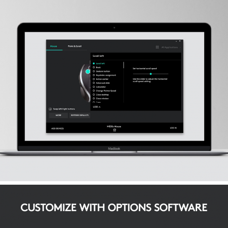 Logitech M500s Advanced Corded Mouse - Mouse - optical - 7 buttons - wired - USB - 23