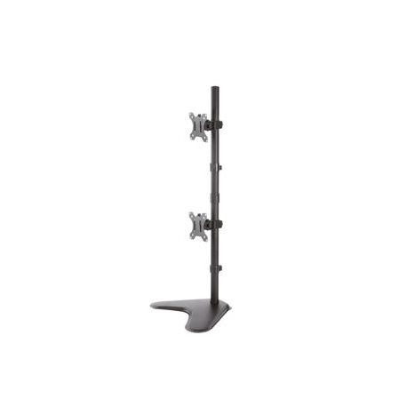 Neomounts by Newstar FPMA-D550DDV - Stand - for 2 LCD displays - black - screen size: 10"-32" - desktop stand, desk-mountable - 1