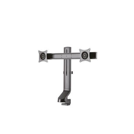 Neomounts by Newstar FPMA-D860D - Mounting kit - for 2 LCD displays (full-motion) - black - screen size: 10"-27" - clamp mountable, grommet, desk-mountable - 1