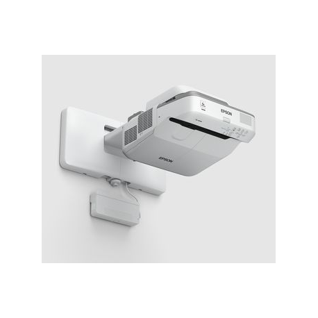 Epson EB-695Wi - 3LCD projector - 3500 lumens (white) - 3500 lumens (colour) - WXGA (1280 x 800) - 16:10 - 720p - LAN - grey, white - 2