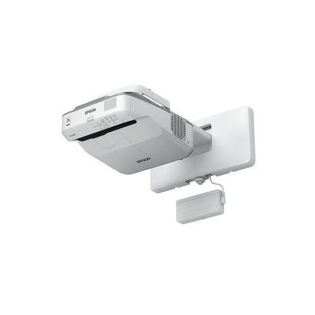 Epson EB-695Wi - 3LCD projector - 3500 lumens (white) - 3500 lumens (colour) - WXGA (1280 x 800) - 16:10 - 720p - LAN - grey, white - 7