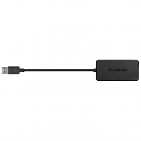 Transcend HUB2 - Hub - 4 x SuperSpeed USB 3.0 - desktop - 3