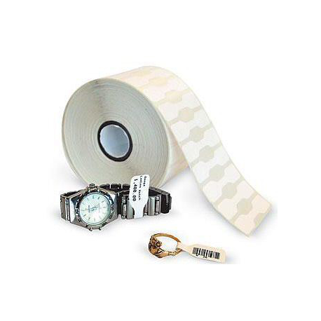 Zebra 8000D Jewelry - Polypropylene (PP) - permanent acrylic adhesive - white - 55.88 x 12.7 mm 21060 label(s) (6 roll(s) x 3510) labels - for Zebra GX420; GK Series GK420; G-Series GC420; GX Series GX420, GX430; LP 28XX; TLP 28XX - 1
