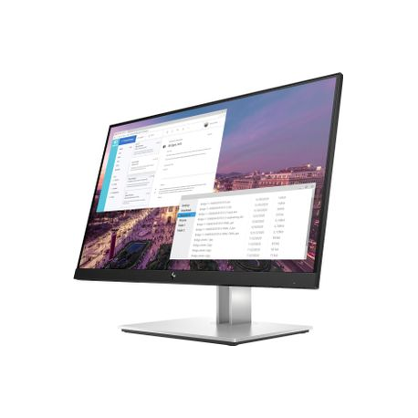 HP E23 G4 - E-Series - LED monitor - 23" - 1920 x 1080 Full HD (1080p) @ 60 Hz - IPS - 250 cd / m² - 1000:1 - 5 ms - HDMI, VGA, DisplayPort - black, silver - 1