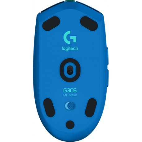 Logitech G G305 - Mouse - optical - 6 buttons - wireless - LIGHTSPEED - USB wireless receiver - blue - 4