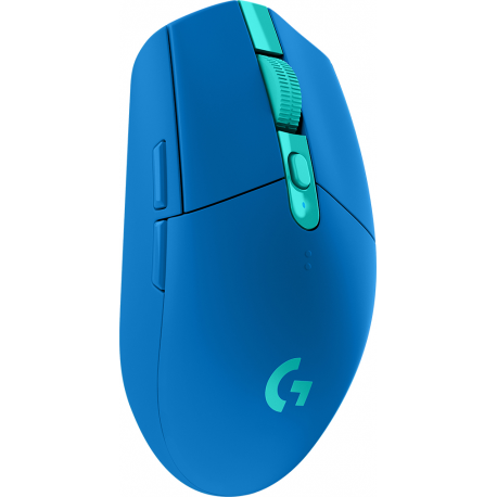 Logitech G G305 - Mouse - optical - 6 buttons - wireless - LIGHTSPEED - USB wireless receiver - blue - 6