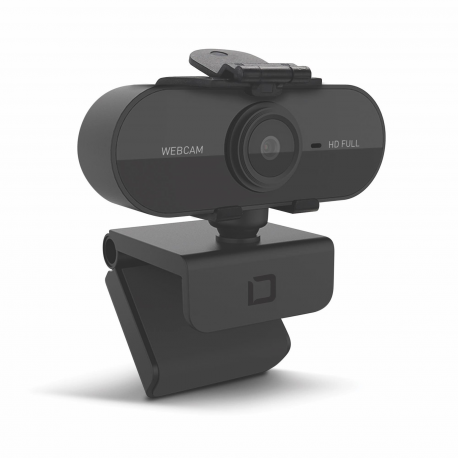 DICOTA Webcam PRO Plus Full HD - Webcam - colour - 1920 x 1080 - 1080p - audio - USB 2.0 - 2