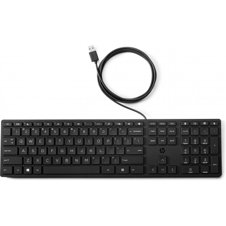 HP Desktop 320K - Keyboard - USB - QWERTY - English - for ProBook 45X G8, 45X G9, 640 G3, 640 G5, 640 G8, 64X G4, 650 G3, 650 G4, 650 G5, 650 G8 - 1