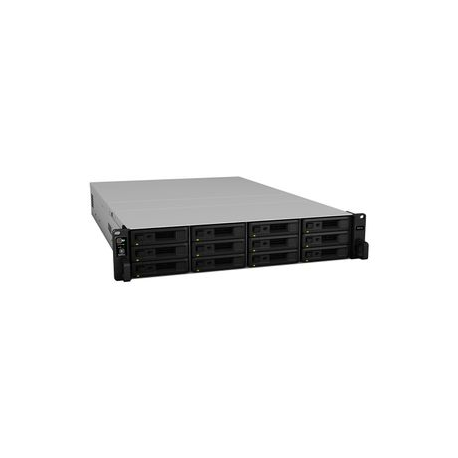 Synology RackStation RS3618XS - NAS server - 12 bays - rack-mountable - SATA 6Gb / s - RAID 0, 1, 5, 6, 10, JBOD, RAID F1 - RAM 8 GB - Gigabit Ethernet - iSCSI support - 2U - 5