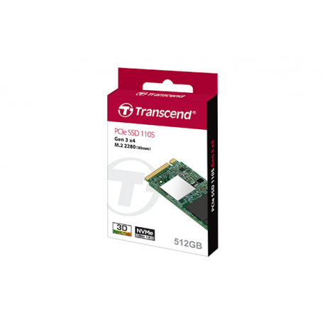 Transcend 110S - SSD - 128 GB - internal - M.2 2280 - PCIe 3.0 x4 (NVMe) - 5