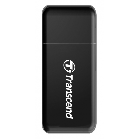 Transcend - Card reader (SD, microSD, SDHC, microSDHC, SDXC, microSDXC, SDHC UHS-I, SDXC UHS-I) - USB 3.0 - 2