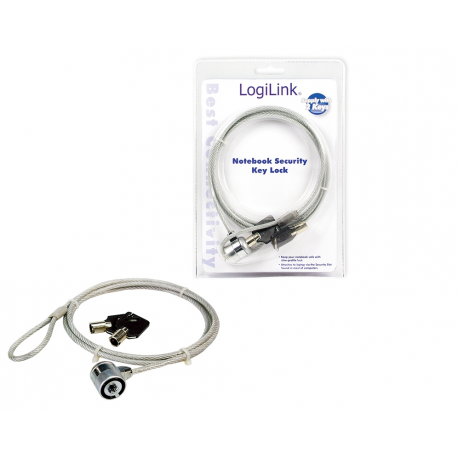 LogiLink - Security cable lock - 1.5 m - 4