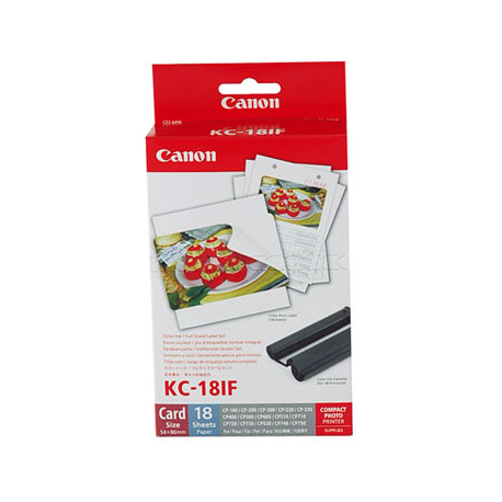 Canon KC-18IF - 18 pcs. labels - for SELPHY CP1000, CP1200, CP1300, CP330, CP530, CP770, CP780, CP790, CP800, CP820, CP910 - 2