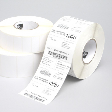 Zebra Z-Perform 1000T - Matte - permanent acrylic adhesive - white - 50.8 x 82.6 mm 16440 label(s) (6 roll(s) x 2740) paper - for PAX 110; TLP 2746; Xi Series 110, 140, 170, 90, 96; Z Series Z4Mplus, Z6Mplus - 2