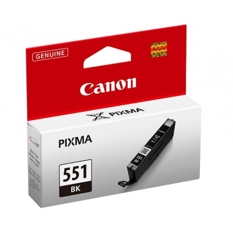 Canon CLI-551BK - 7 ml - black - original - ink tank - for PIXMA iP8750, iX6850, MG5550, MG5650, MG5655, MG6450, MG6650, MG7150, MG7550, MX725, MX925 - 2