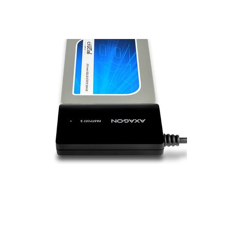 AXAGON ADSA-FP3 - Storage controller - 2.5", 3.5", 5.25" - SATA 6Gb/s - 600 MBps - USB 3.0 - 7