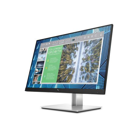 HP E24q G4 - E-Series - LED monitor - 24" (23.8" viewable) - 2560 x 1440 QHD @ 60 Hz - IPS - 250 cd / m² - 1000:1 - 5 ms - HDMI, VGA, DisplayPort - black - 1