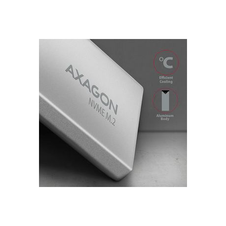 AXAGON EEM2-UG2 - Storage enclosure - M.2 - M.2 NVMe Card / PCIe (NVMe) - USB 3.2 (Gen 2) - 1